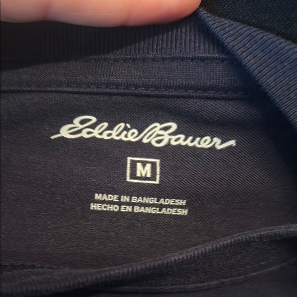 Eddie Bauer Blue Relaxed Long Sleeve Tee - Picture 2 of 3